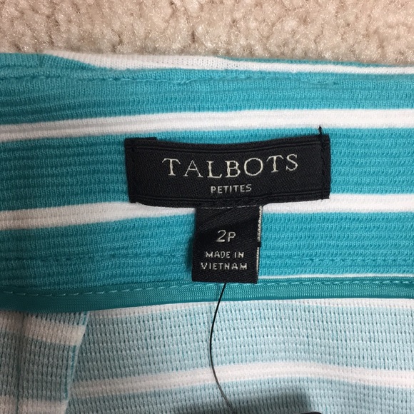 NWT flattering Talbots stripe skirt ❤️ - Picture 2 of 4